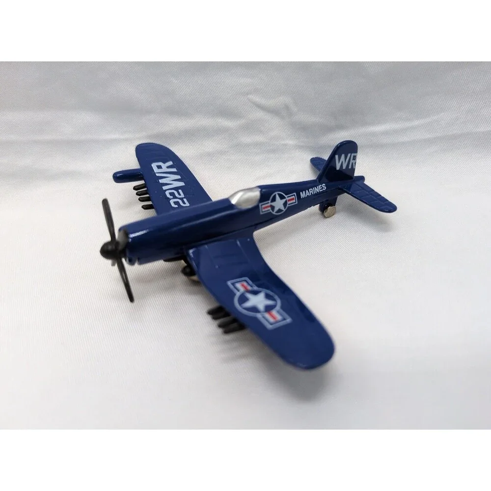 WWII Marines F4U-4 Metal Diecast Plane Toy 2 3/4